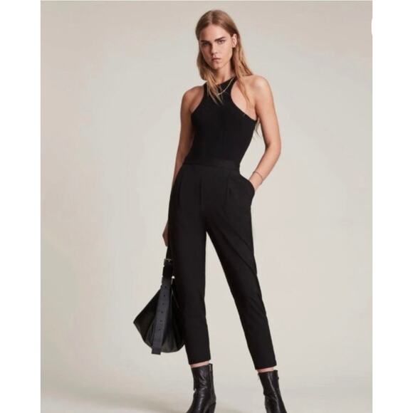 ALL SAINTS ALEIDA JERSEY TROUSERS - Picture 1 of 11